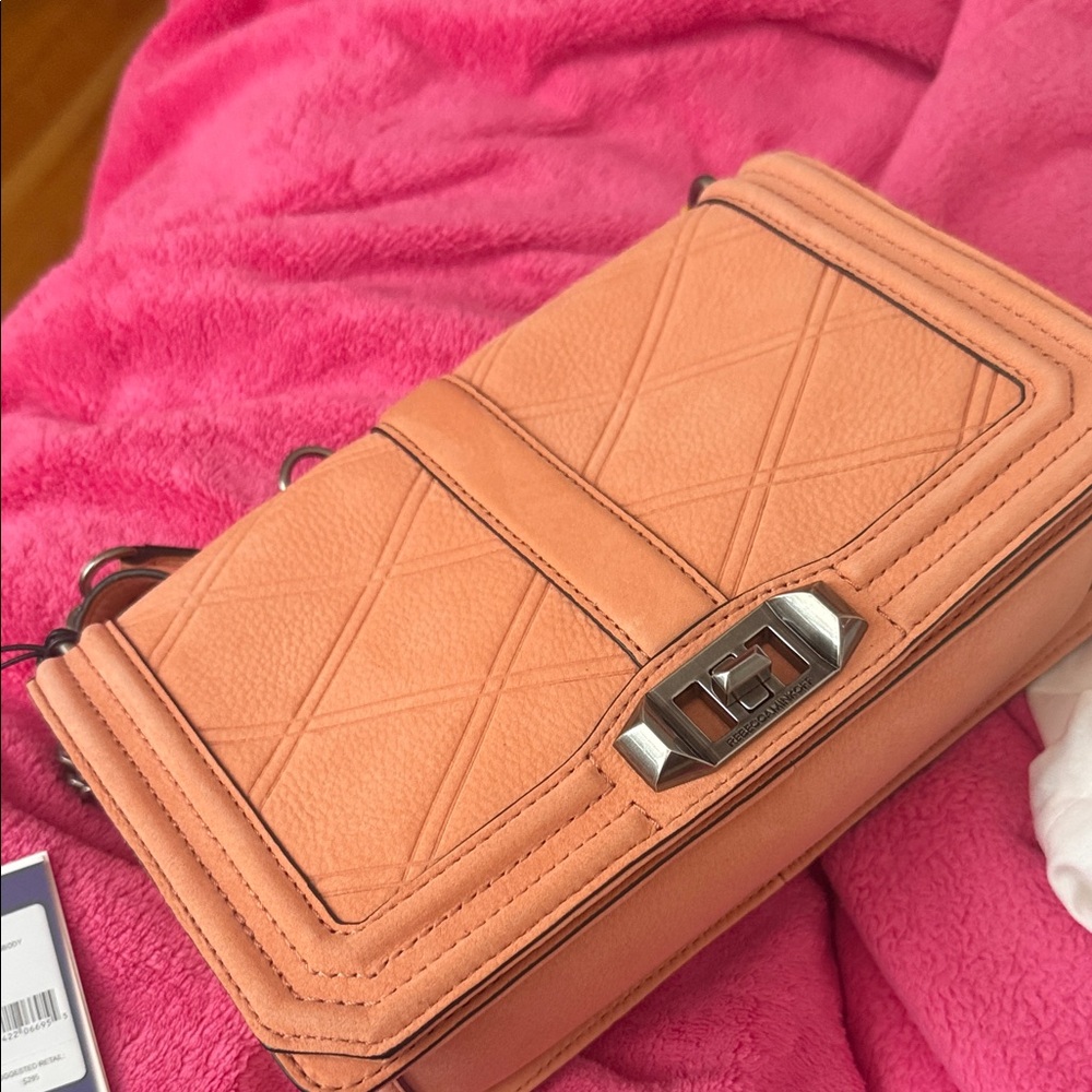 Peachy Authentic Rebecca Minkoff Crossbody Love Bag